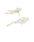 Completedworks Серьги из жемчуга и переработанного золота с позолотой - Артикул: P139