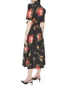 Dolce&Gabbana Сукня-сорочка з квітковим принтом - Артикул: F6JFNT-HS5UT