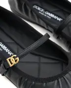 Dolce&Gabbana Шкіряні балетки Vally - Артикул: CB0257-AD137