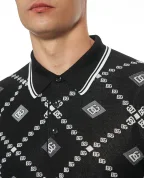 Dolce&Gabbana Джемпер-поло з вовни та шовку - Артикул: GXZ02T-JGMA7