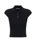 Dolce&Gabbana Поло трикотажне в рубчик - Артикул: FXZ41Z-JFMHG