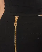 Balmain Спідниця з блискавкою - Артикул: FF0LC290KJ14
