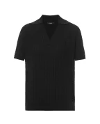 Balmain В'язане поло з монограмою з вовни - Артикул: GF1GB030KJ47