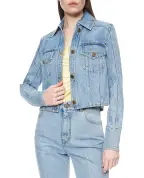 Balmain Куртка джинсовая укороченная - Артикул: GF1TC215DG11