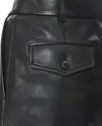 Yves Salomon Бермуды из овечьей кожи - Артикул: 26EYP211XXAPXX