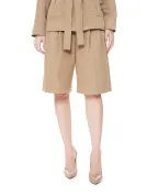 Yves Salomon Шорты плиссированные - Артикул: 26EYP023XXCOSA