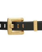 Balmain Ремень Anthem из телячьей кожи - Артикул: GN1WJ192LSLX