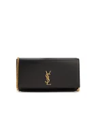 Saint Laurent Кожаная сумка Cassandre Phone Case - Артикул: 820175-0U40J
