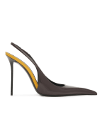 Saint Laurent Туфли-слингбэки Amalia из телячьей кожи - Артикул: 850072-1TVAN