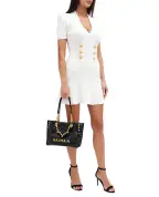 Balmain Кожаная сумка 1945 Soft Cabas Small - Артикул: EN1FD871LETF