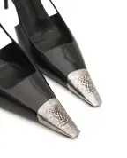 Saint Laurent Туфлі-човники JEANNE з глянсової шкіри - Артикул: 853184-AAFAN