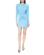 Stella McCartney Платье плиссированное с длинными рукавами - Артикул: 6A06393GU301