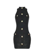 Balmain Платье в стиле барокко - Артикул: FF1R5127JK65