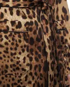 Dolce&Gabbana Пижамная рубашка из шёлка - Артикул: F5I89T-FSAXY