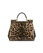 Dolce&Gabbana Кожаная сумка Sicily Medium - Артикул: BB6003-BM568