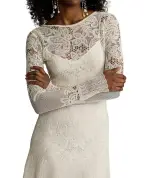 Ralph Lauren Collection Платье из шелкового кружева - Артикул: 290970610001