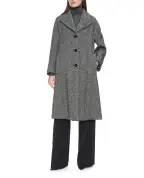 Dolce&Gabbana Довге пальто з вовни з шевронним візерунком - Артикул: F0W4JT-FCZAJ