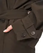 Saint Laurent Тренч двубортный - Артикул: 849613-YZ9FL