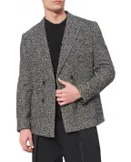 Dolce&Gabbana Пиджак двубортный Portofino из шерсти - Артикул: G2NZ2T-FCZAH