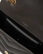 Saint Laurent Сумка LOULOU Medium зі шкіри ягняти - Артикул: 801439-AAEAX