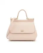 Dolce&Gabbana Кожаная сумка Sicily Large - Артикул: BB6002-B1001