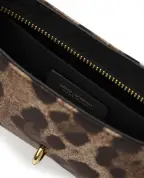Dolce&Gabbana Сумка на плечо Lock с леопардовым принтом - Артикул: BB7891-A0007