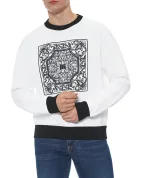 Dolce&Gabbana Свитшот с вышитым узором «Майолика» - Артикул: G9AHSZ-G7O9V