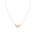 Missoma Підвіска-кольє Harris Reed In Good Hands з перлами - Артикул: HR-G-N8-WP-BX