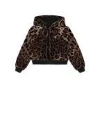 Dolce&Gabbana Дитяча толстовка з леопардовим принтом (костюм) - Артикул: L5JWBB-FJ7D5-S