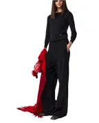 Stella McCartney Брюки трикотажные прямого кроя - Артикул: 6K11603S2462