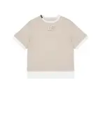 Dolce&Gabbana Детская футболка с вышитой аппликацией - Артикул: L4JTJN-G7PRI-B