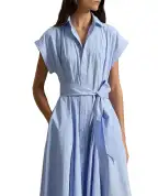 Polo Ralph Lauren Сукня-сорочка в смужку - Артикул: 211A96363001