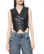 Stella McCartney Жилет укороченный - Артикул: 6D04553SQH48