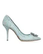 Dolce&Gabbana Мереживні човники Rainbow Lace - Артикул: CD0101-AL198