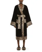 Dolce&Gabbana Халат з махрової бавовни - Артикул: TCF010-TCAGO