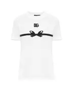 Dolce&Gabbana Футболка с вышитым логотипом - Артикул: F8V42Z-GDC6B