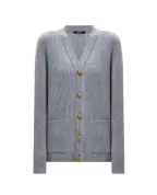 Balmain Кардиган из кашемира и шерсти - Артикул: FF0KO003KJ17