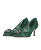 Dolce&Gabbana Кружевные лодочки Rainbow Lace - Артикул: CD0066-AL198