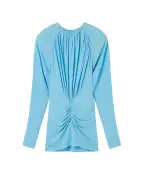 Stella McCartney Сукня плісована з довгими рукавами - Артикул: 6A06393GU301