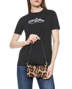 Dolce&Gabbana Сумка на плечо Lock с леопардовым принтом - Артикул: BB7891-A0007