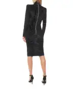 Balmain Сукня оксамитова - Артикул: FF0RF075JL11