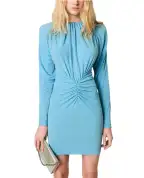 Stella McCartney Сукня плісована з довгими рукавами - Артикул: 6A06393GU301