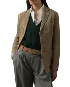 Ralph Lauren Collection Твидовый пиджак Ronan из льна - Артикул: 290P00362001