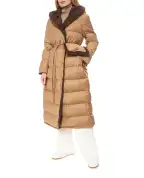 Yves Salomon Пальто длинное из шерсти и меха норки - Артикул: 26WYM02025WO2W