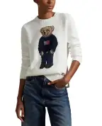 Polo Ralph Lauren Свитер Polo Bear из льна и хлопка - Артикул: 211978359001