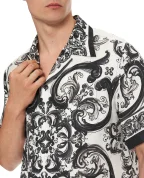 Dolce&Gabbana Сорочка Hawaii з шовку - Артикул: G5JH9T-HI1S6
