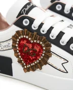 Dolce&Gabbana Сникеры Portofino с вышивкой - Артикул: CK1544-AZ138