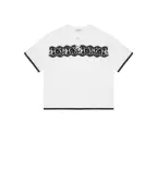 Dolce&Gabbana Дитяча футболка з мереживом - Артикул: L5JTQT-G7PTX-B