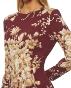 Dolce&Gabbana Сукня з шовку з квітковим принтом - Артикул: F6GAVT-FSA7Y