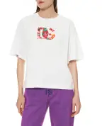Dolce&Gabbana Футболка з квітковим принтом - Артикул: F8V57T-GDC7S